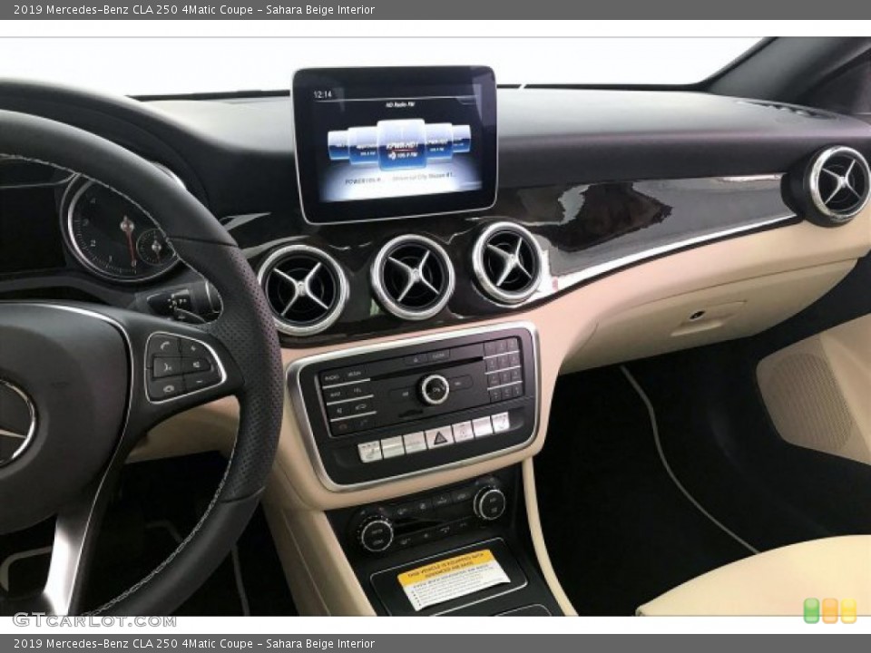 Sahara Beige Interior Dashboard for the 2019 Mercedes-Benz CLA 250 4Matic Coupe #135238545
