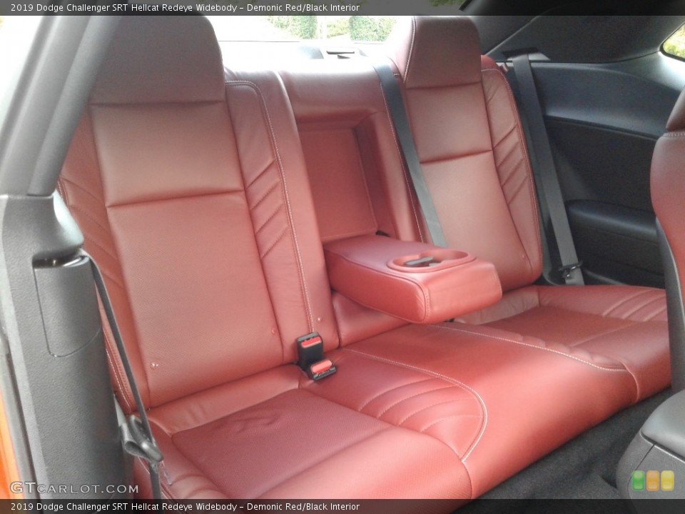 Demonic Red/Black Interior Rear Seat for the 2019 Dodge Challenger SRT Hellcat Redeye Widebody #135240258