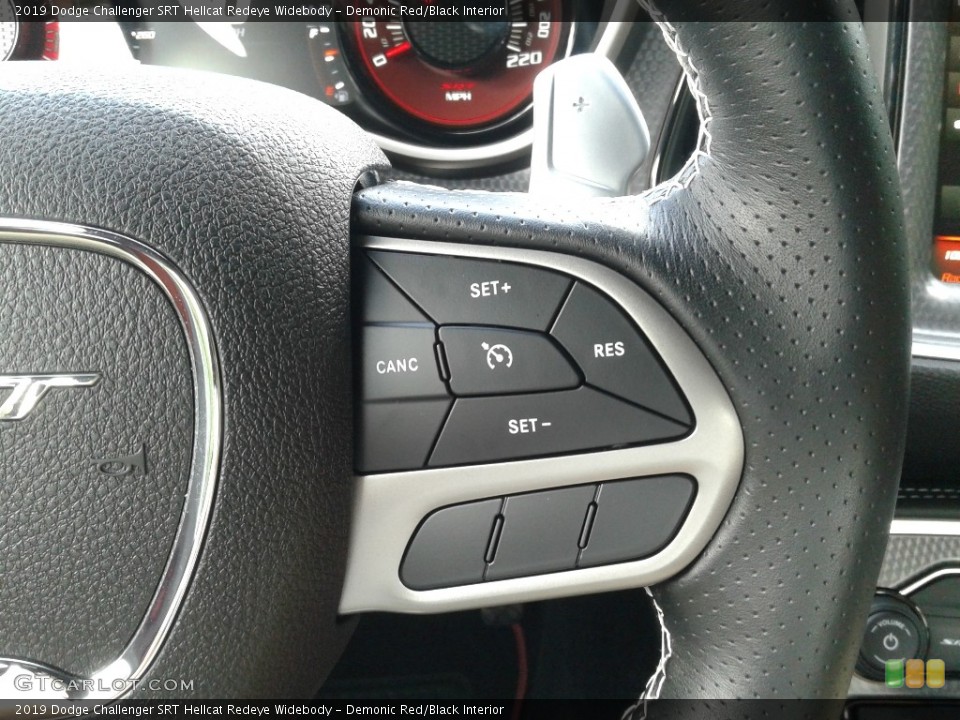 Demonic Red/Black Interior Steering Wheel for the 2019 Dodge Challenger SRT Hellcat Redeye Widebody #135240318