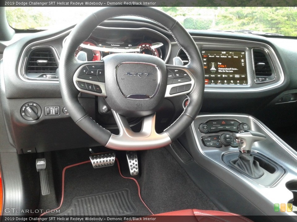 Demonic Red/Black Interior Dashboard for the 2019 Dodge Challenger SRT Hellcat Redeye Widebody #135240546