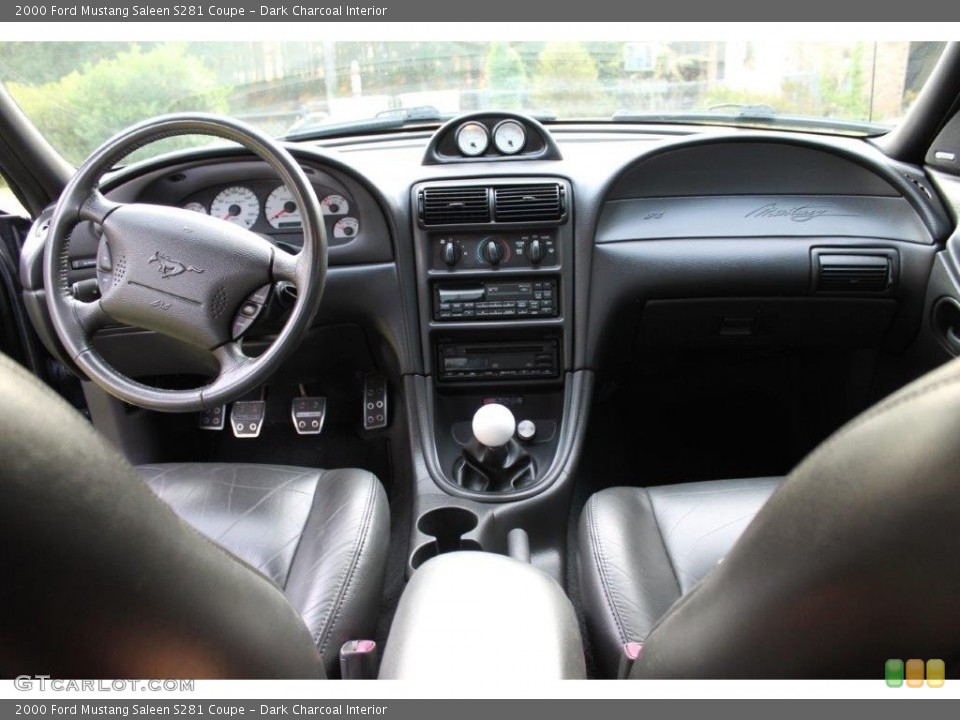 Dark Charcoal Interior Dashboard for the 2000 Ford Mustang Saleen S281 Coupe #135240903