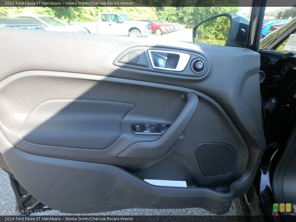 Smoke Storm/Charcoal Recaro Interior Door Panel for the 2019 Ford Fiesta ST Hatchback #135240924