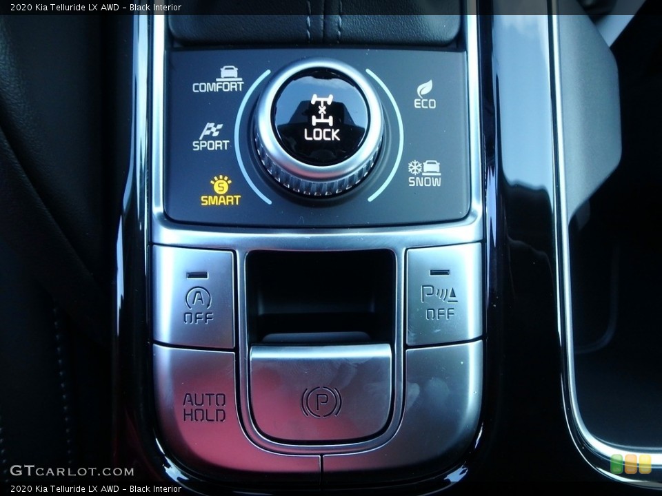 Black Interior Controls for the 2020 Kia Telluride LX AWD #135243078
