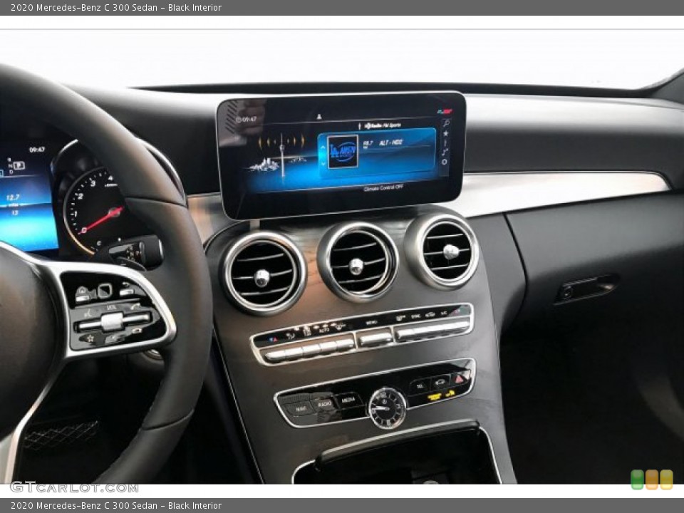 Black Interior Controls for the 2020 Mercedes-Benz C 300 Sedan #135247206