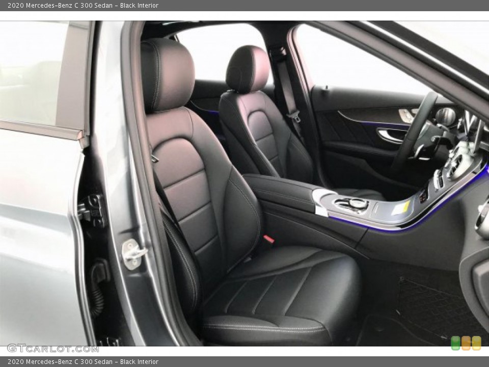 Black Interior Front Seat for the 2020 Mercedes-Benz C 300 Sedan #135247704