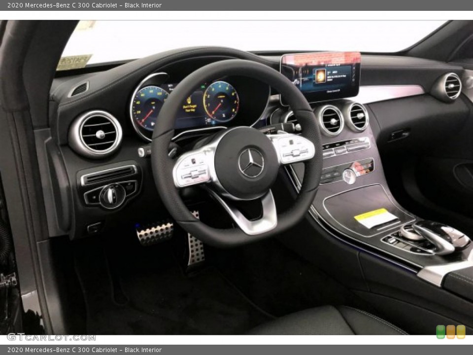 Black Interior Dashboard for the 2020 Mercedes-Benz C 300 Cabriolet #135247851