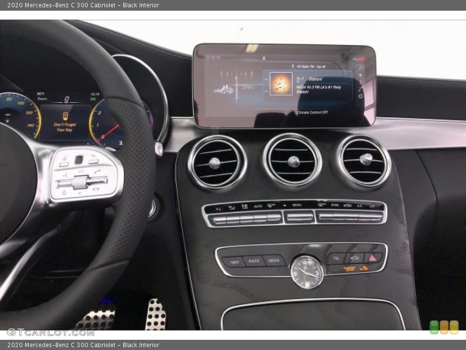 Black Interior Controls for the 2020 Mercedes-Benz C 300 Cabriolet #135247860