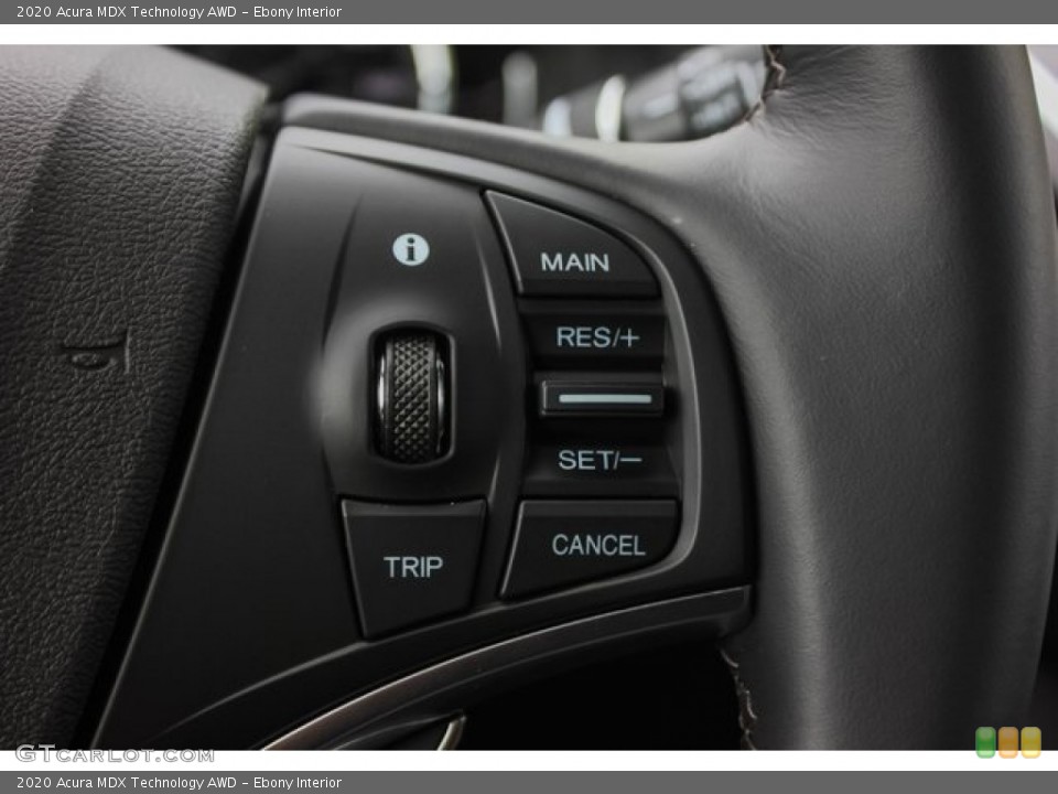 Ebony Interior Steering Wheel for the 2020 Acura MDX Technology AWD #135252689