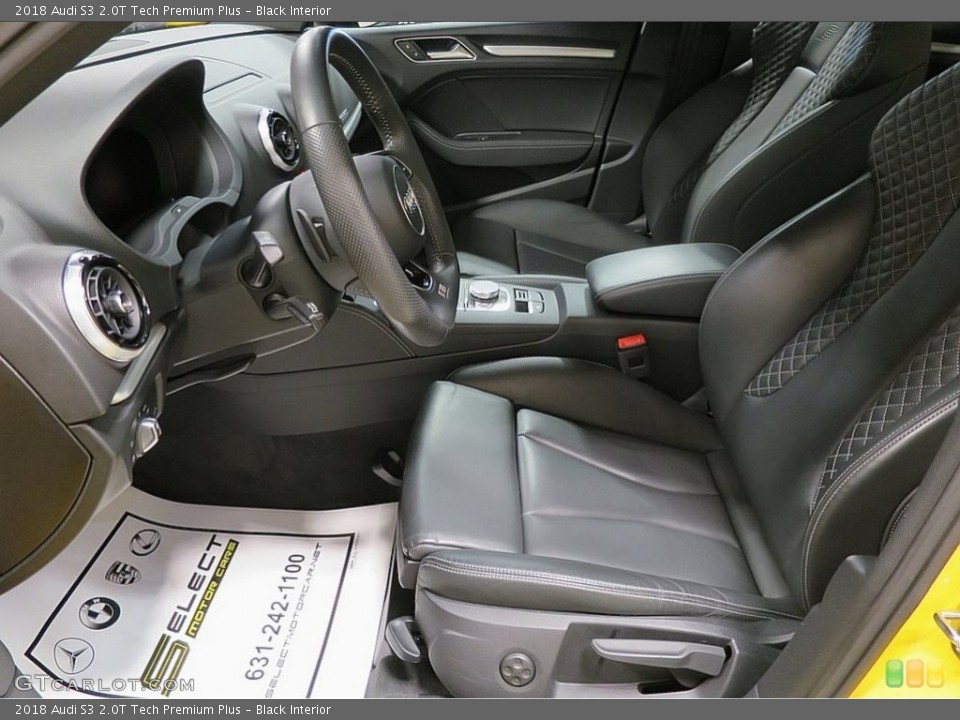 Black Interior Front Seat for the 2018 Audi S3 2.0T Tech Premium Plus #135256133