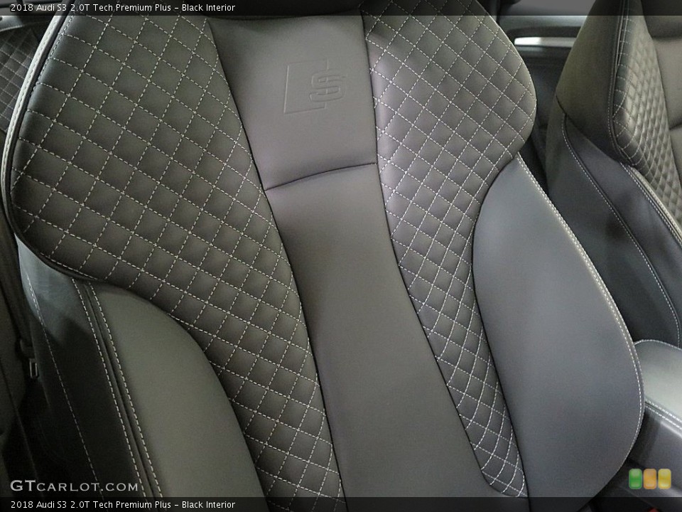 Black Interior Front Seat for the 2018 Audi S3 2.0T Tech Premium Plus #135256193