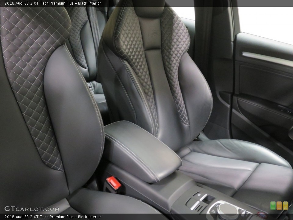 Black Interior Front Seat for the 2018 Audi S3 2.0T Tech Premium Plus #135256214
