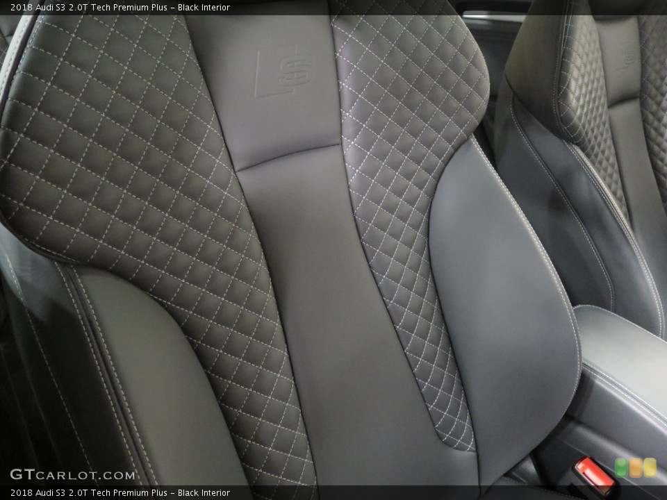 Black Interior Front Seat for the 2018 Audi S3 2.0T Tech Premium Plus #135256250