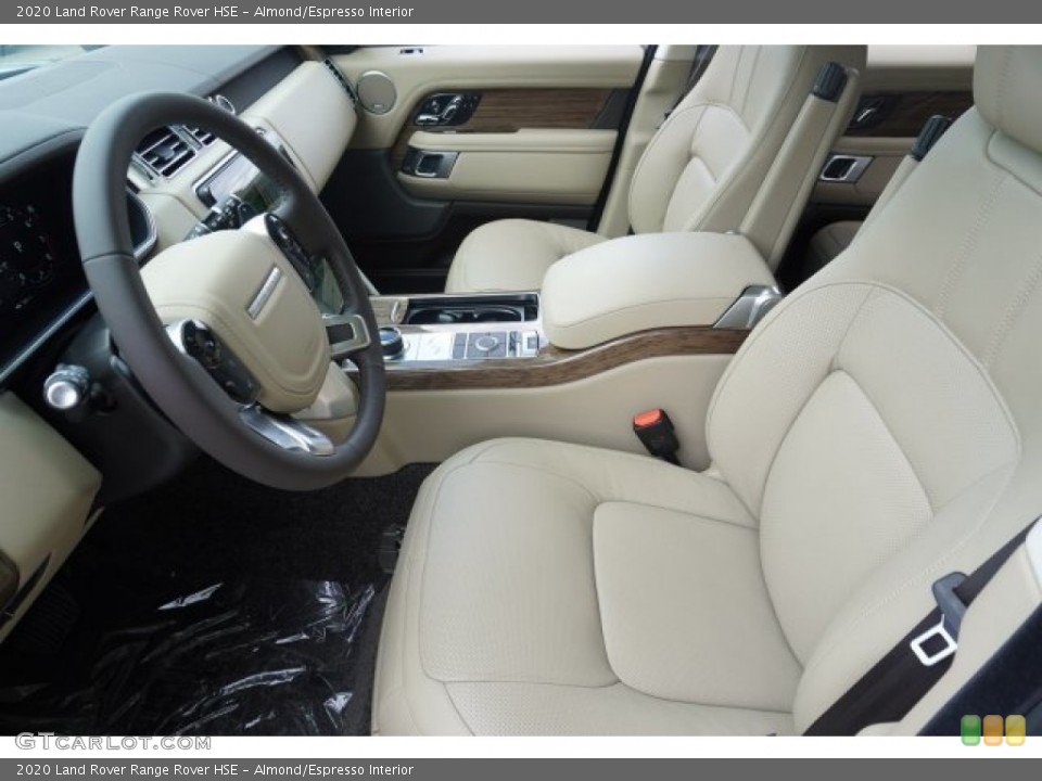 Almond/Espresso Interior Front Seat for the 2020 Land Rover Range Rover HSE #135256604