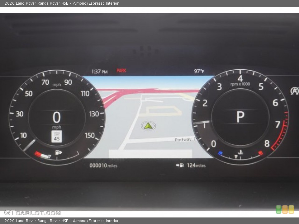 Almond/Espresso Interior Gauges for the 2020 Land Rover Range Rover HSE #135256646