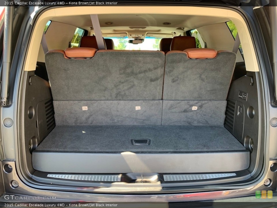 Kona Brown/Jet Black Interior Trunk for the 2015 Cadillac Escalade Luxury 4WD #135261377