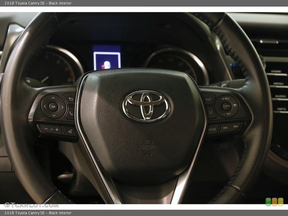 Black Interior Steering Wheel for the 2018 Toyota Camry SE #135267423