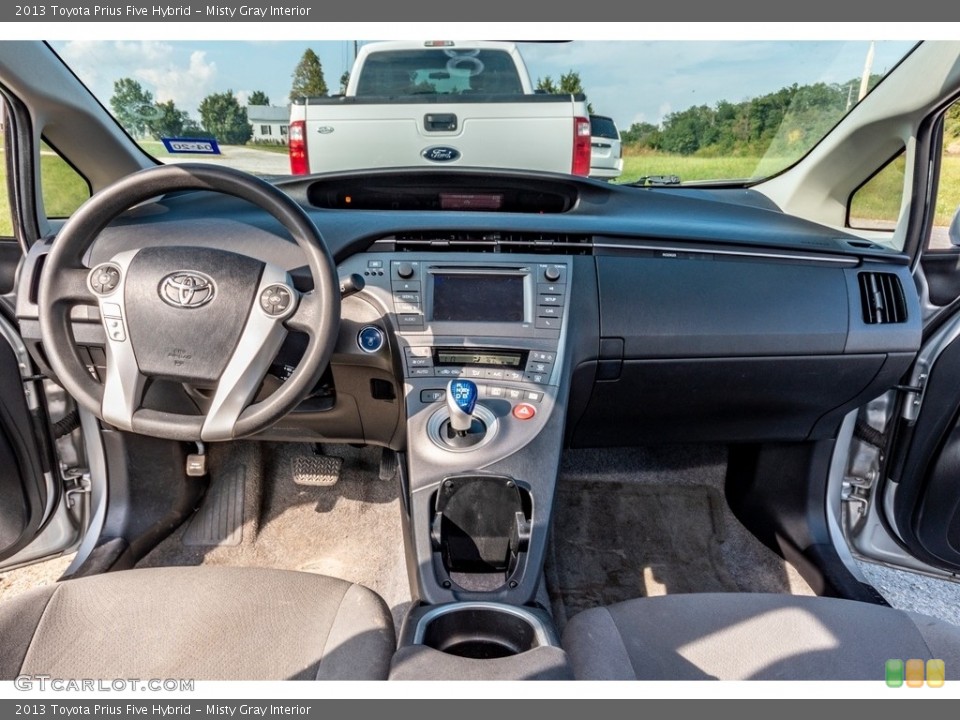 Misty Gray Interior Dashboard for the 2013 Toyota Prius Five Hybrid #135268914