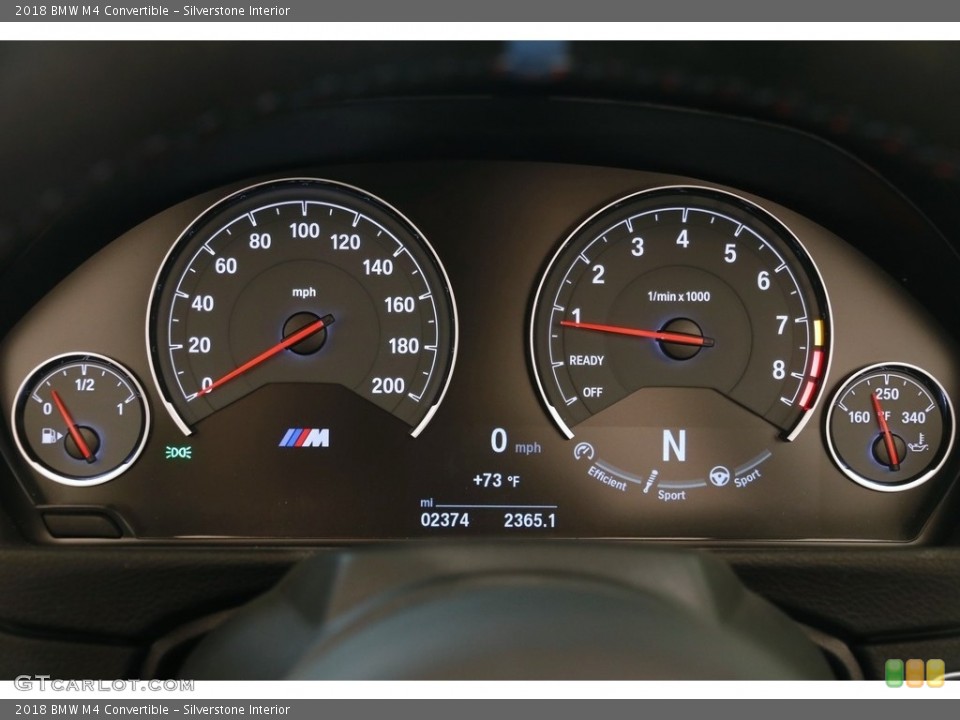 Silverstone Interior Gauges for the 2018 BMW M4 Convertible #135269265