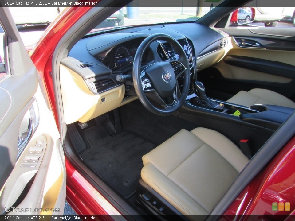 Caramel/Jet Black Interior Photo for the 2014 Cadillac ATS 2.5L #135275226