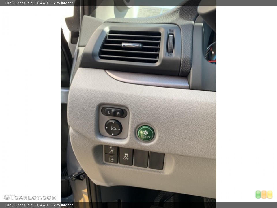 Gray Interior Controls for the 2020 Honda Pilot LX AWD #135277338