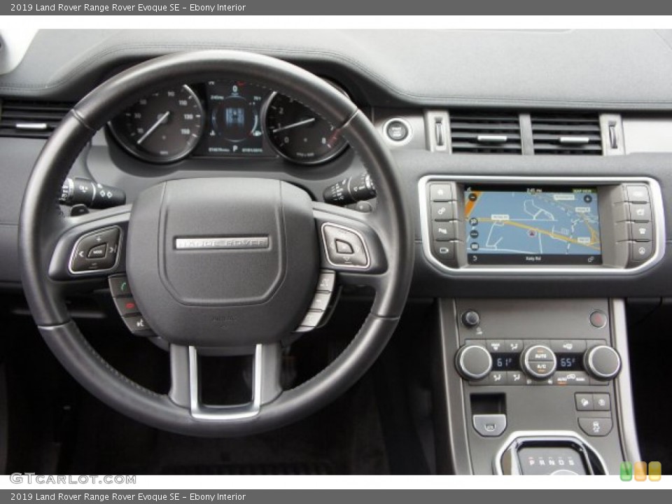 Ebony Interior Steering Wheel for the 2019 Land Rover Range Rover Evoque SE #135278254