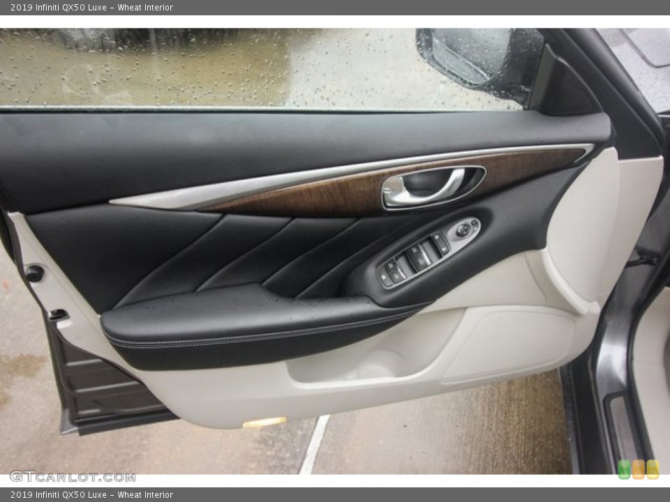 Wheat Interior Door Panel for the 2019 Infiniti QX50 Luxe #135279357