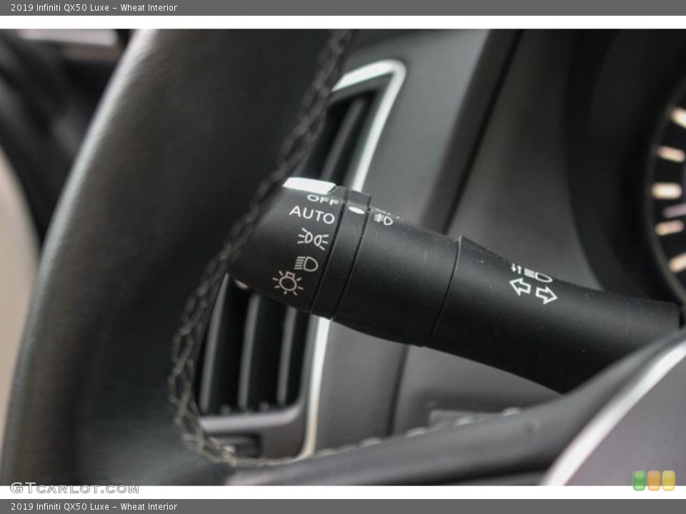 Wheat Interior Controls for the 2019 Infiniti QX50 Luxe #135279687