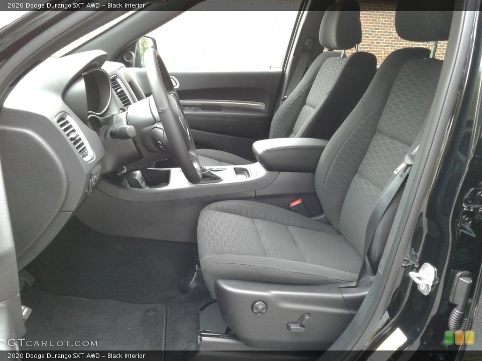 Black Interior Front Seat for the 2020 Dodge Durango SXT AWD #135281313