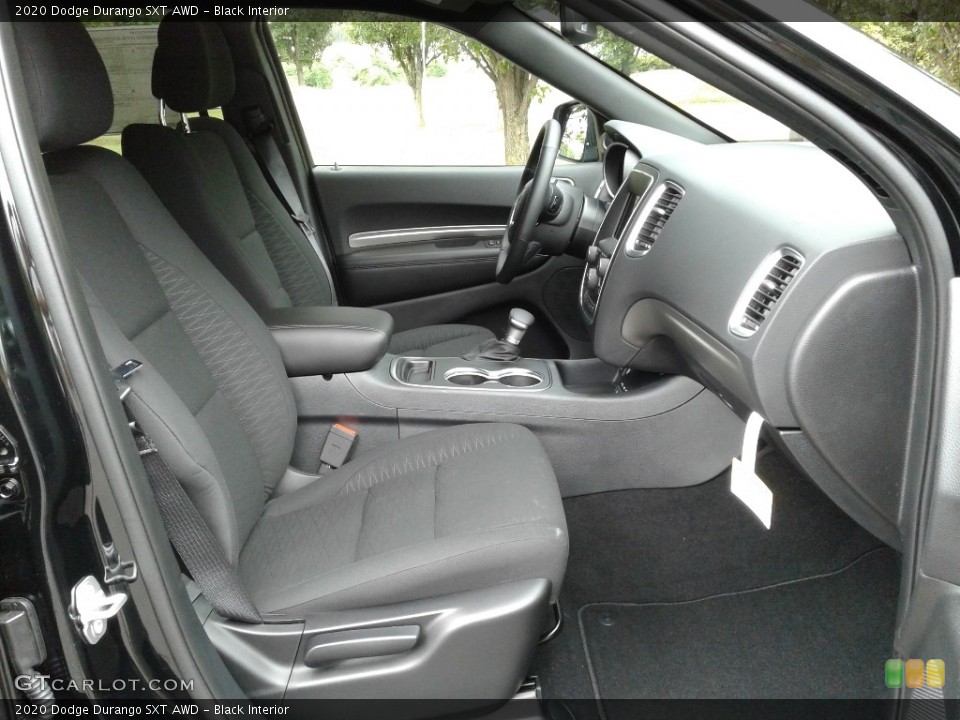 Black Interior Front Seat for the 2020 Dodge Durango SXT AWD #135281439