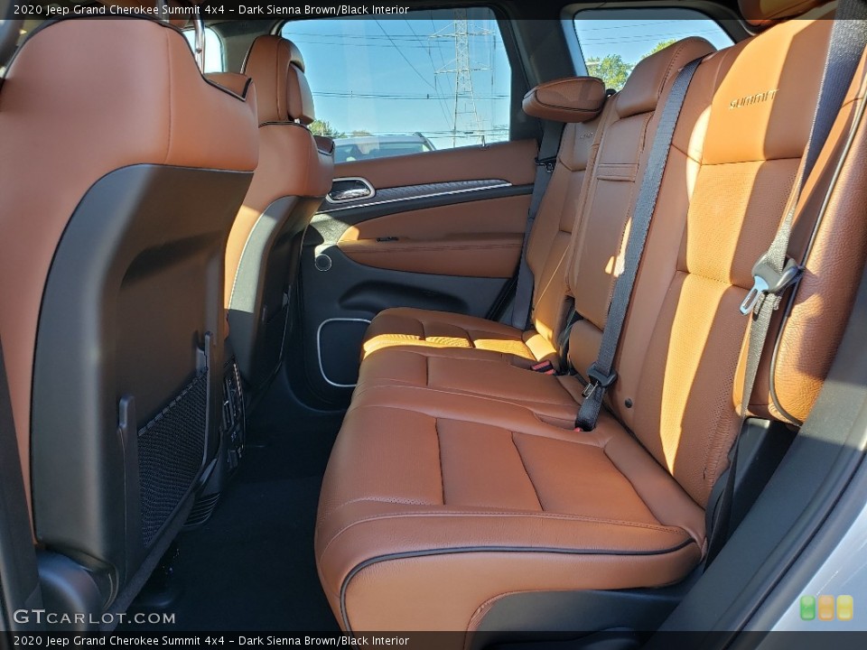 Dark Sienna Brown/Black Interior Rear Seat for the 2020 Jeep Grand Cherokee Summit 4x4 #135289361