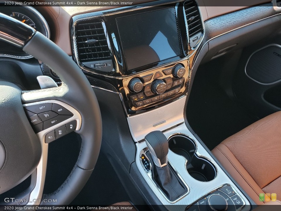 Dark Sienna Brown/Black Interior Transmission for the 2020 Jeep Grand Cherokee Summit 4x4 #135289466