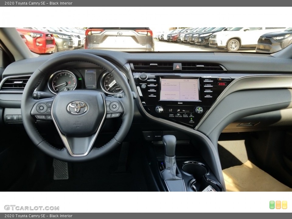 Black Interior Dashboard for the 2020 Toyota Camry SE #135291722