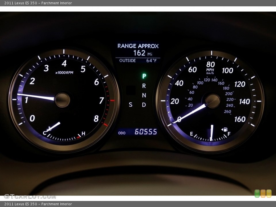 Parchment Interior Gauges for the 2011 Lexus ES 350 #135293879