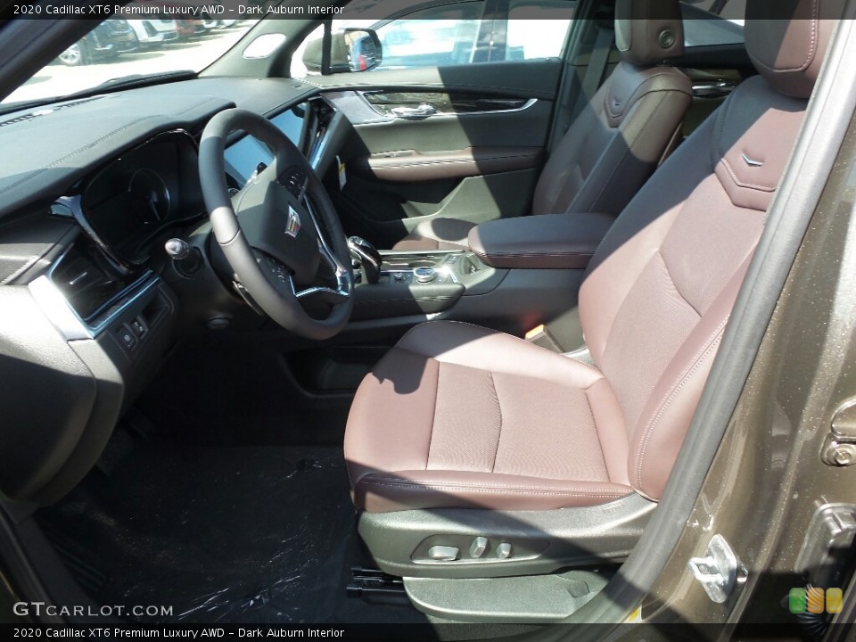 Dark Auburn Interior Front Seat for the 2020 Cadillac XT6 Premium Luxury AWD #135298442
