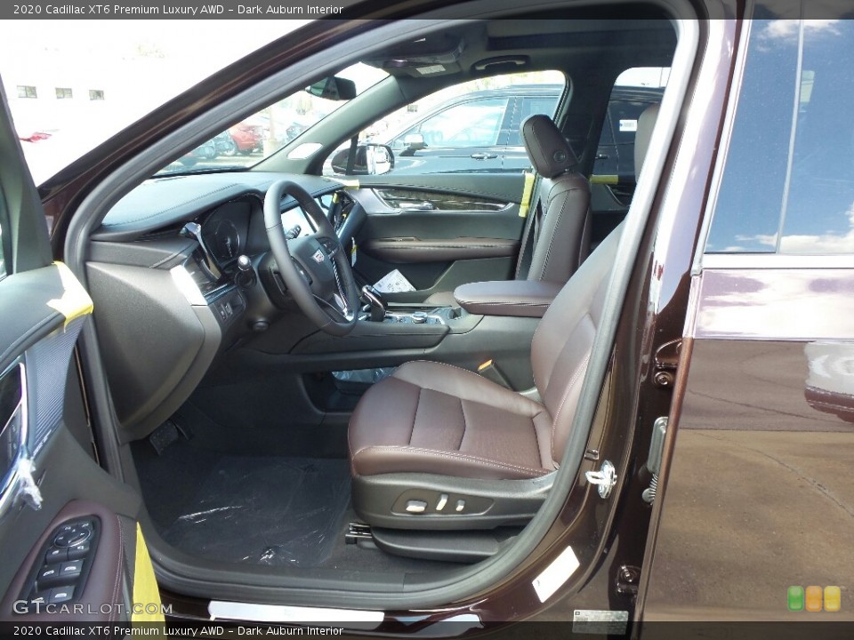 Dark Auburn Interior Front Seat for the 2020 Cadillac XT6 Premium Luxury AWD #135298598