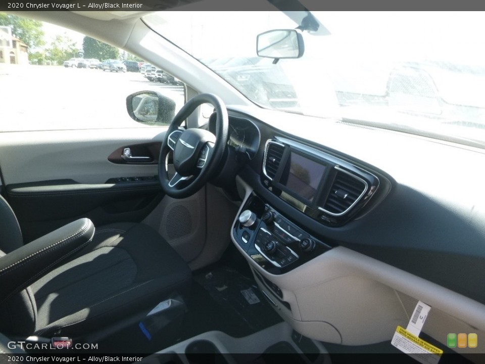 Alloy/Black Interior Dashboard for the 2020 Chrysler Voyager L #135299927