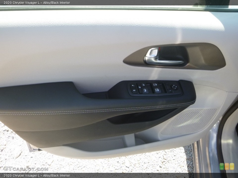 Alloy/Black Interior Door Panel for the 2020 Chrysler Voyager L #135300029