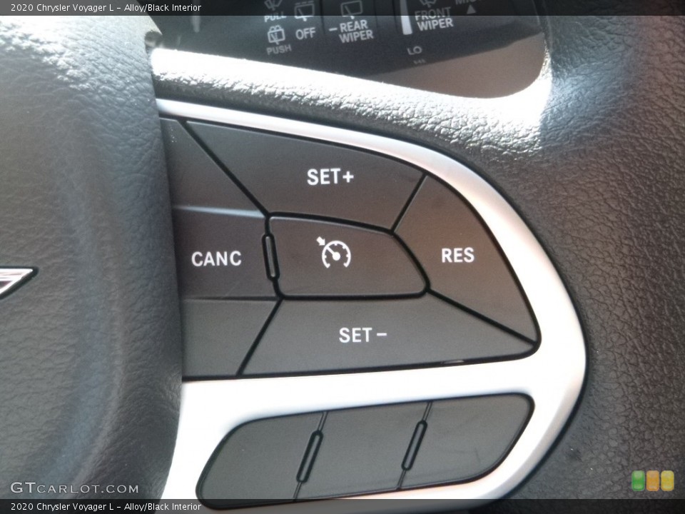 Alloy/Black Interior Steering Wheel for the 2020 Chrysler Voyager L #135300143