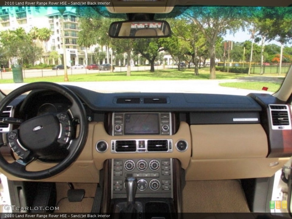 Sand/Jet Black Interior Dashboard for the 2010 Land Rover Range Rover HSE #135300545