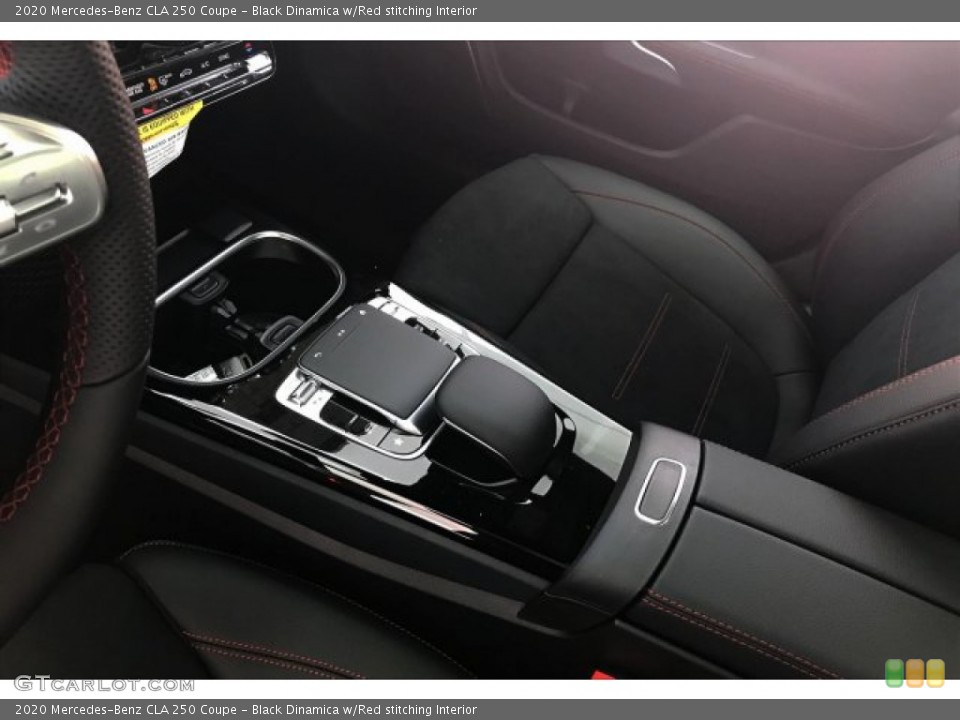 Black Dinamica w/Red stitching Interior Controls for the 2020 Mercedes-Benz CLA 250 Coupe #135301604