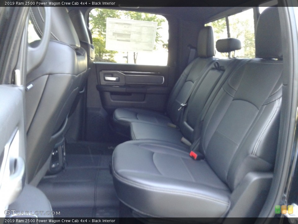 Black Interior Rear Seat for the 2019 Ram 2500 Power Wagon Crew Cab 4x4 #135302546