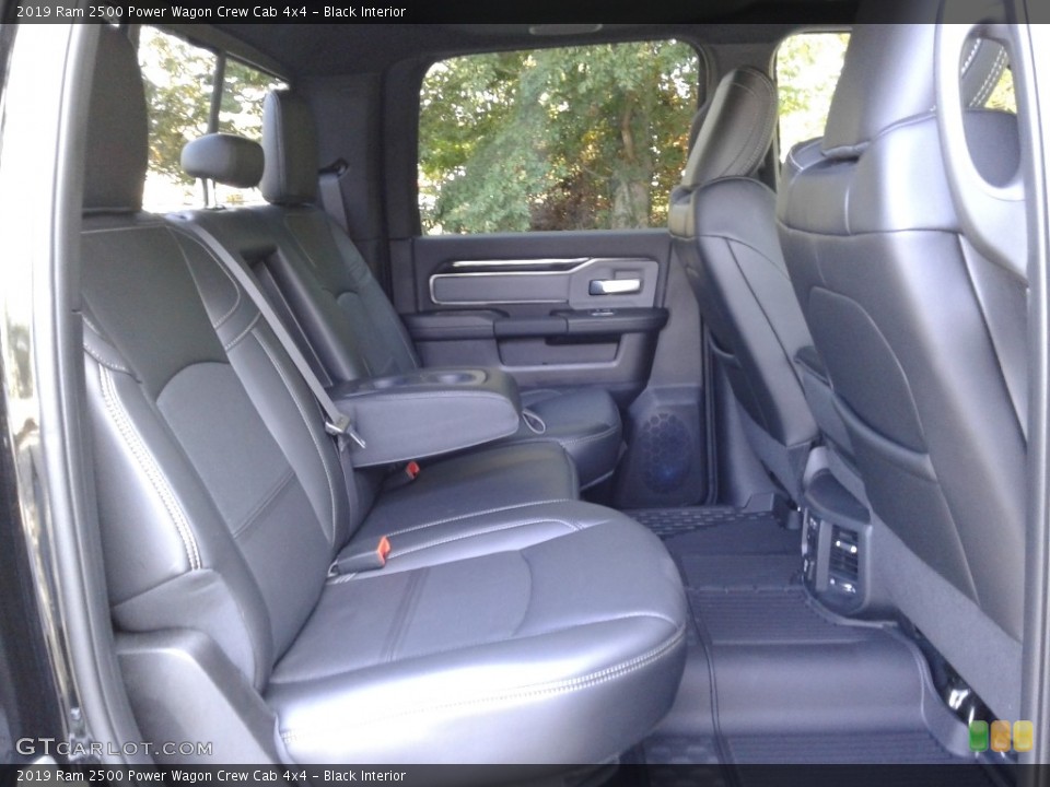 Black Interior Rear Seat for the 2019 Ram 2500 Power Wagon Crew Cab 4x4 #135302612