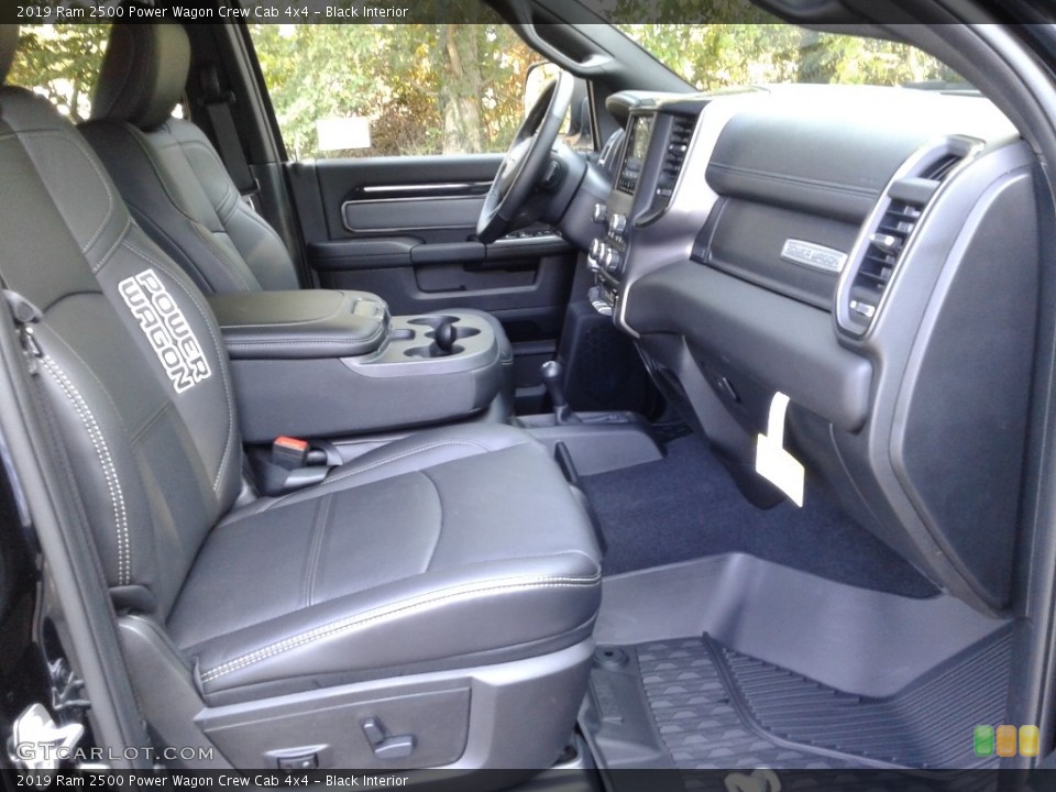 Black Interior Front Seat for the 2019 Ram 2500 Power Wagon Crew Cab 4x4 #135302627