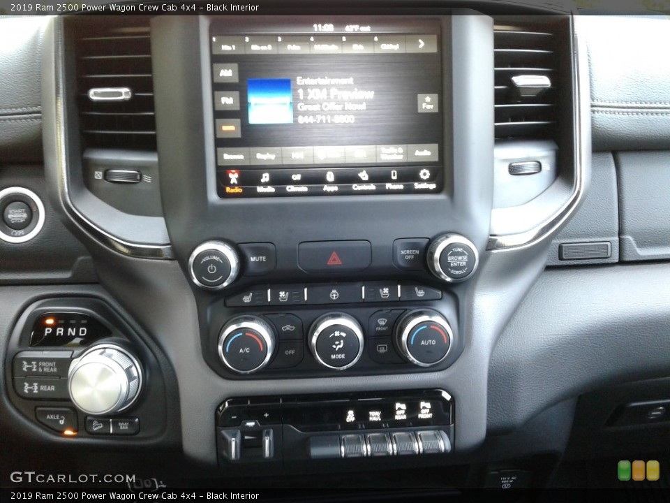 Black Interior Controls for the 2019 Ram 2500 Power Wagon Crew Cab 4x4 #135302720