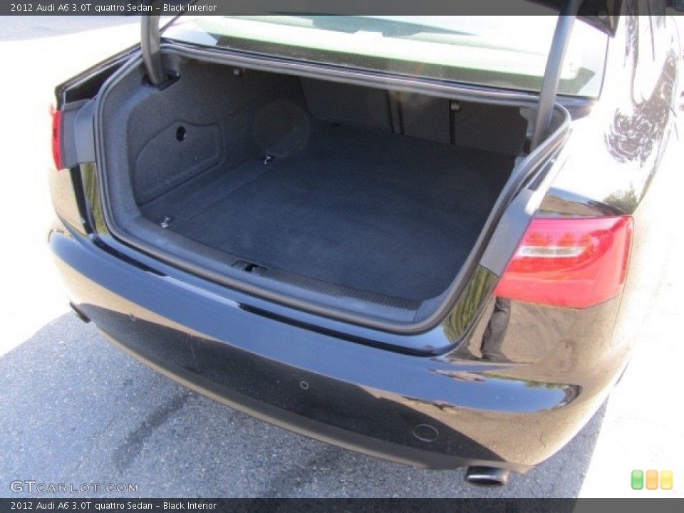 Black Interior Trunk for the 2012 Audi A6 3.0T quattro Sedan #135303083