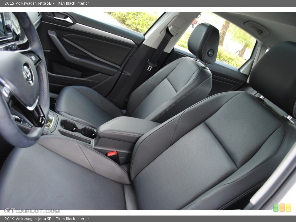 Titan Black Interior Front Seat for the 2019 Volkswagen Jetta SE #135304058