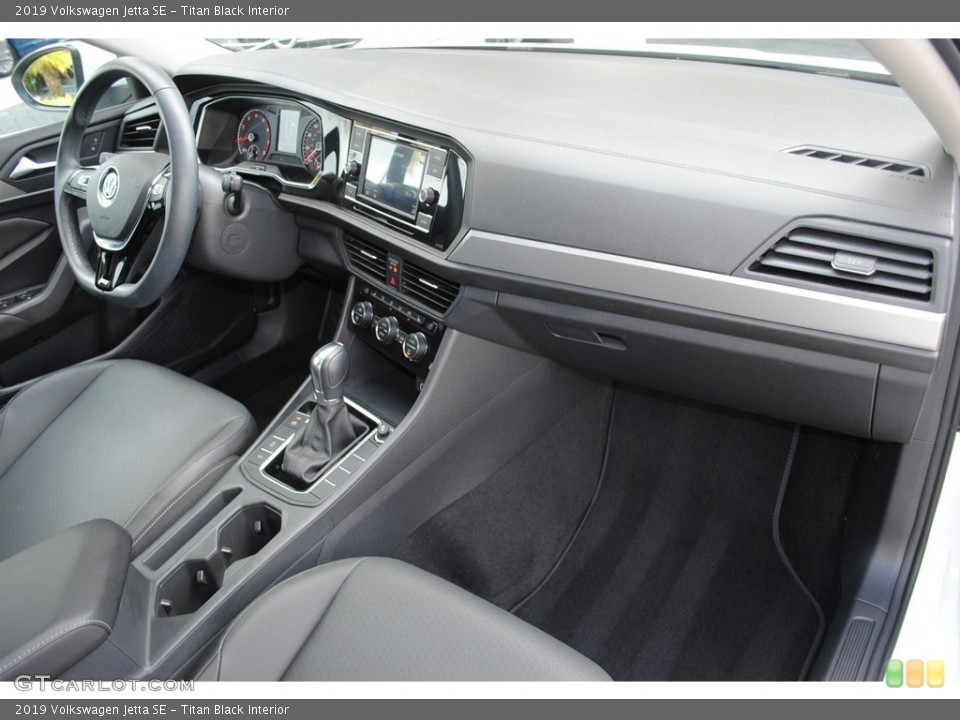 Titan Black Interior Dashboard for the 2019 Volkswagen Jetta SE #135304091
