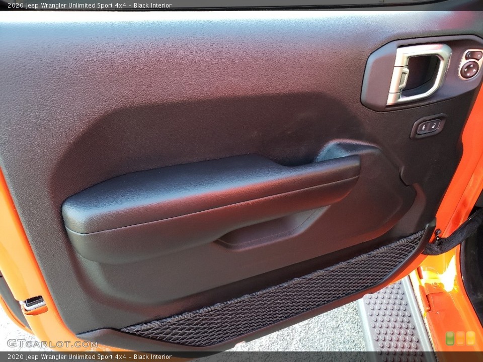 Black Interior Door Panel for the 2020 Jeep Wrangler Unlimited Sport 4x4 #135305189
