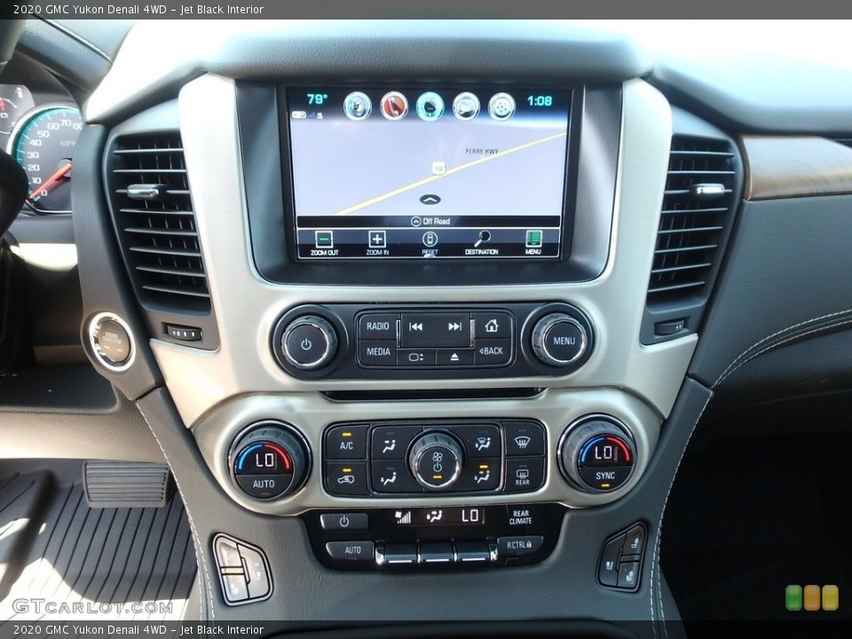 Jet Black Interior Controls for the 2020 GMC Yukon Denali 4WD #135305591