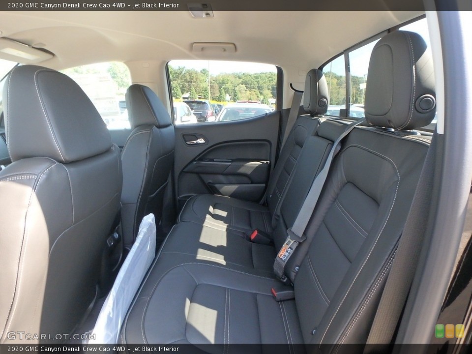 Jet Black Interior Rear Seat for the 2020 GMC Canyon Denali Crew Cab 4WD #135305702